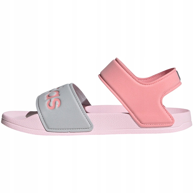 Sandalias de niño adidas Adilette Sandal K gris-rosa FY8849 1