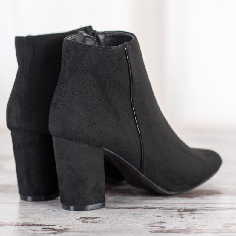 Goodin Botas elegantes en Spitz negro 1 Goodin Botas elegantes en Spitz negro 1