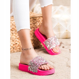 Seastar Zapatillas de cristal de moda rosado 2