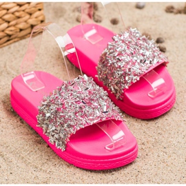 Seastar Zapatillas de cristal de moda rosado 3