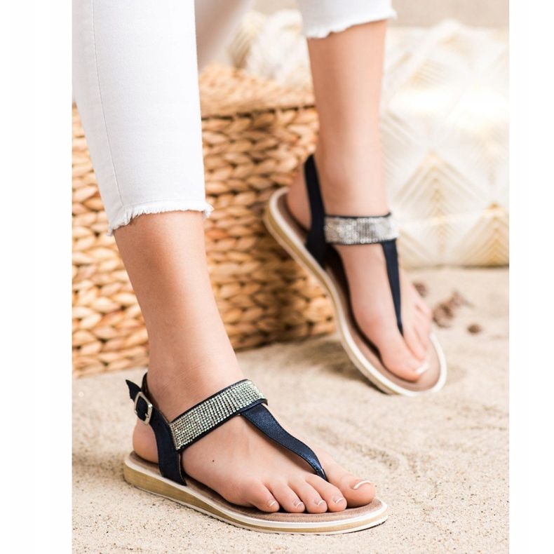 S. BARSKI Sandalias del japonés S.BARSKI azul marino 1