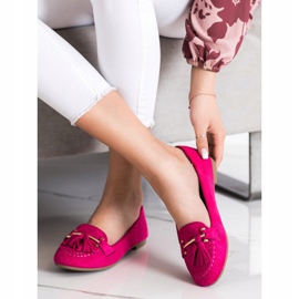 Kayla Mocasines de moda rosado 2