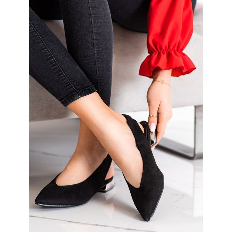 Goodin Zapatos de tacón negros sin cordones 1 Goodin Zapatos de tacón negros sin cordones 1