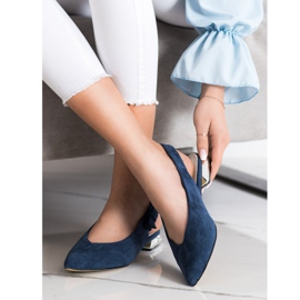 Goodin Bombas con estilo en Spitz azul marino azul 3