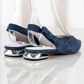 Goodin Bombas con estilo en Spitz azul marino azul 2