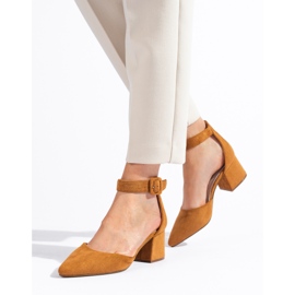 Goodin Bombas con Hebilla marrón 1 Goodin Bombas con Hebilla marrón 1