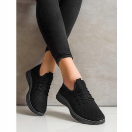 SHELOVET Calzado deportivo calado negro 1