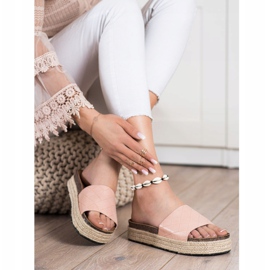 SHELOVET Zapatillas en la plataforma rosa 2