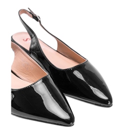 Bailarinas planas charol negro Tia 2
