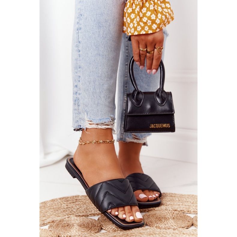 Zapatillas de piel con acolchado S.Barski 331-42 Negro 1