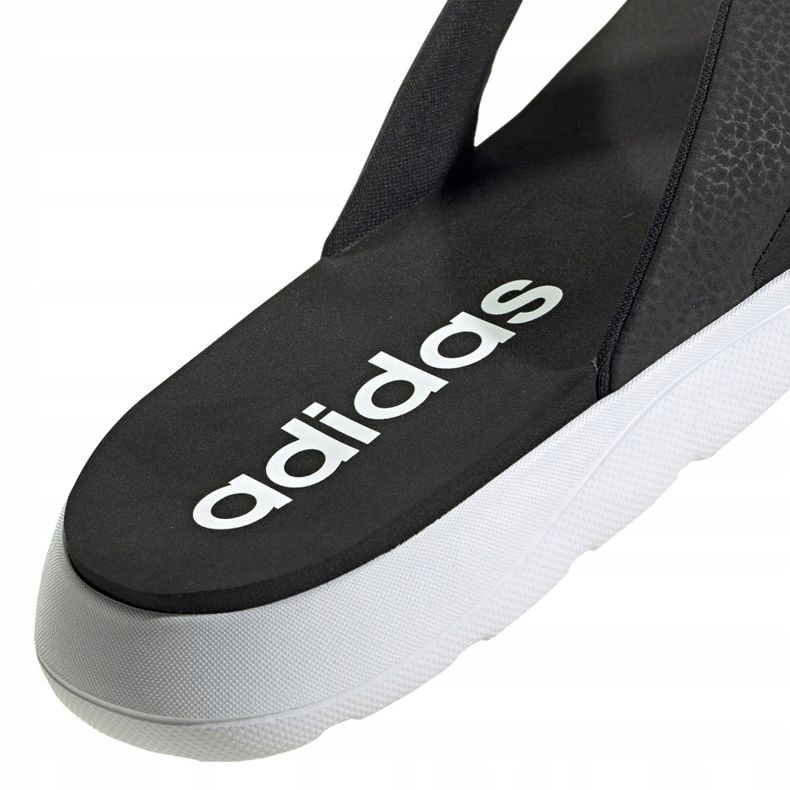 Adidas Hombre Comfort Flip Flop zapatillas negras EG2069 blanco negro 3