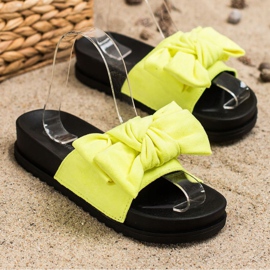 Seastar Zapatillas con lazo amarillo 1