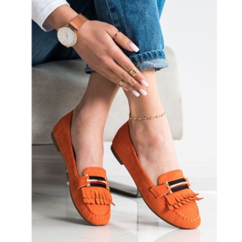 Anesia Paris Mocasines con estilo naranja 2