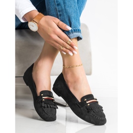 Anesia Paris Mocasines con estilo negro 3