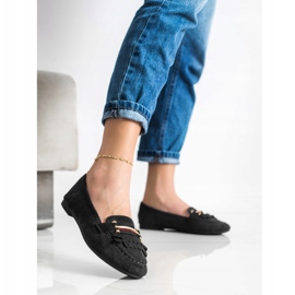 Anesia Paris Mocasines con estilo negro 2