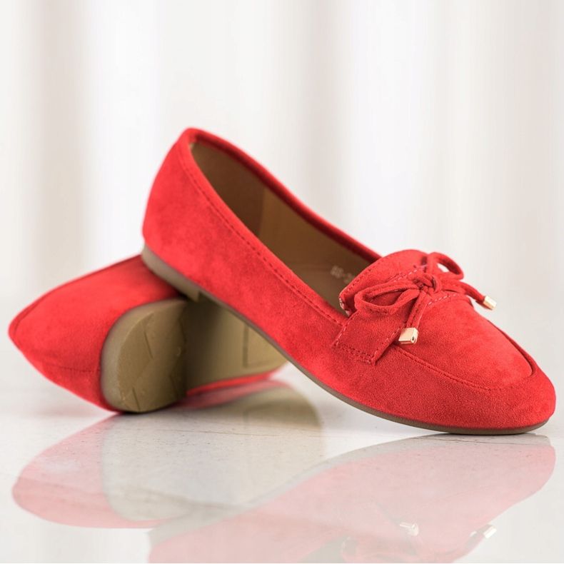 Anesia Paris Mocasines con lazo rojo 1
