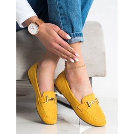 Anesia Paris Mocasines elegantes amarillo 2