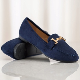 Anesia Paris Mocasines elegantes azul marino azul 1