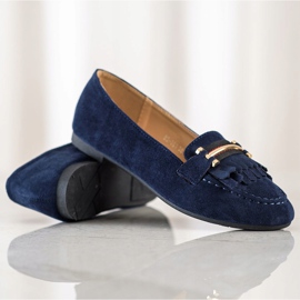 Anesia Paris Mocasines con estilo azul 1 Anesia Paris Mocasines con estilo azul 1