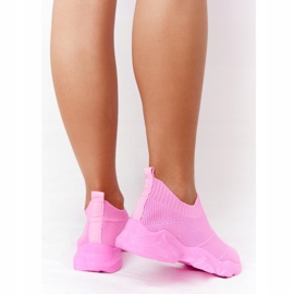 PS1 Zapatos deportivos para mujer Slip-on Pink Yoga Class rosado 4