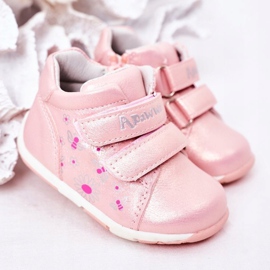 Apawwa Zapatos Brogue Infantil Con Velcro Rosa Milo rosado 1 Apawwa Zapatos Brogue Infantil Con Velcro Rosa Milo rosado 1