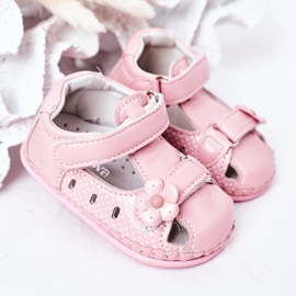 Apawwa Sandalias Infantiles Con Velcro Flores Rosas 2