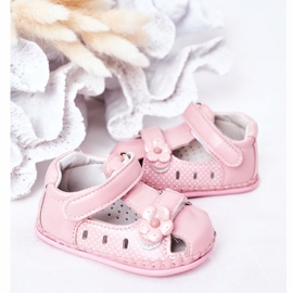 Apawwa Sandalias Infantiles Con Velcro Flores Rosas rosado 4