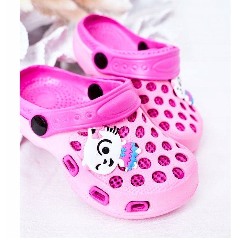 Pantuflas Niños Espuma Crocs Pink Jupiter rosado 1 Pantuflas Niños Espuma Crocs Pink Jupiter rosado 1