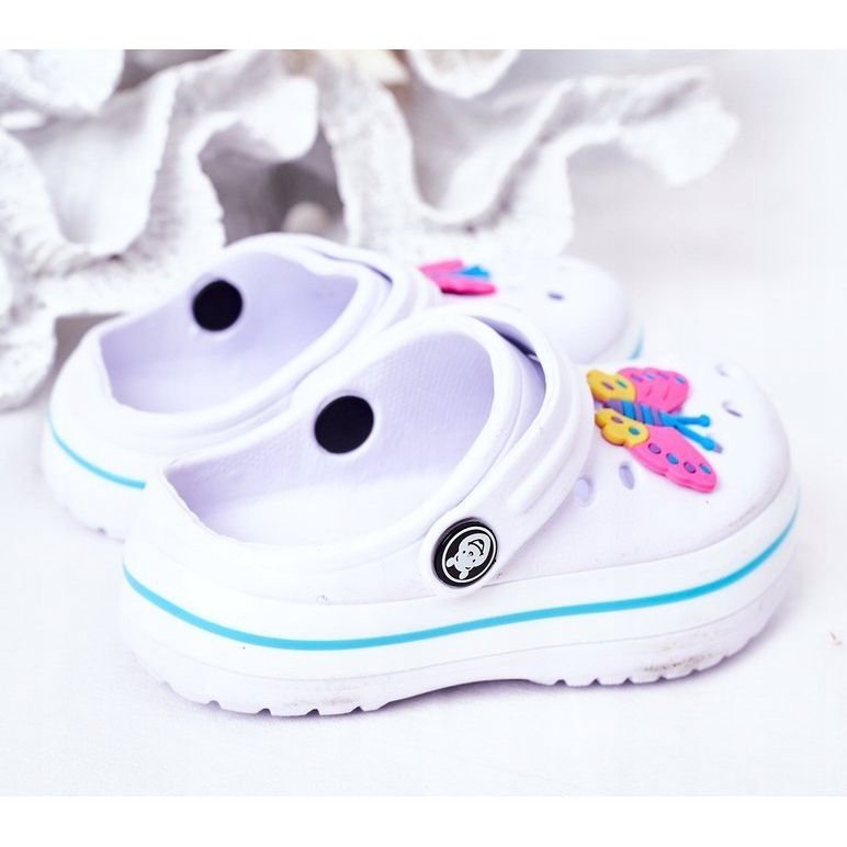 Zapatillas Espuma Infantil Kroks White Lazy Day blanco multicolor 1 Zapatillas Espuma Infantil Kroks White Lazy Day blanco multicolor 1