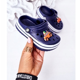Zapatillas Espuma Infantil Crooks Azul Marino Lazy Day 2