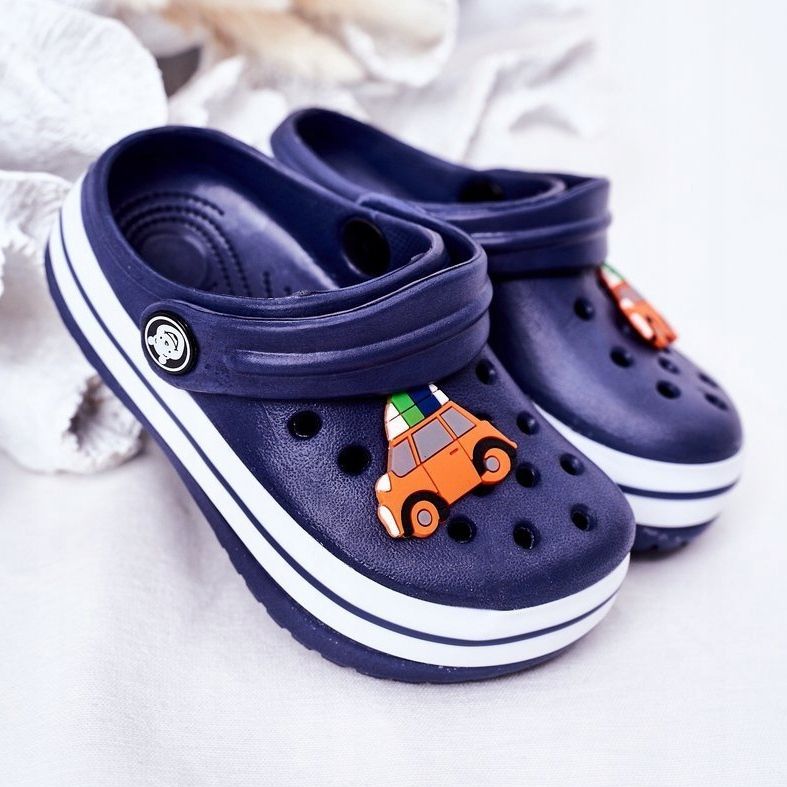 Zapatillas Espuma Infantil Crooks Azul Marino Lazy Day 1