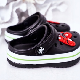 Zapatillas Espuma Infantil Kroks Black Lazy Day negro multicolor 1 Zapatillas Espuma Infantil Kroks Black Lazy Day negro multicolor 1