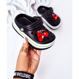 Zapatillas Espuma Infantil Kroks Black Lazy Day negro multicolor 3