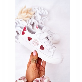 Zapatillas Infantiles Con Velcro Big Star HH374001 Blanco 1