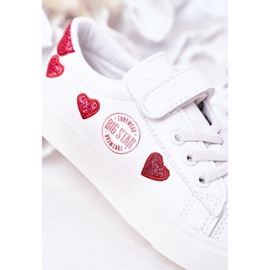 Zapatillas Infantiles Con Velcro Big Star HH374001 Blanco 2