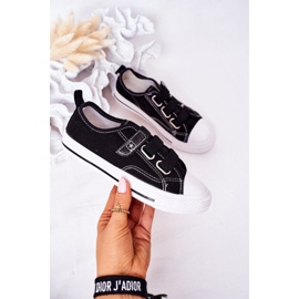 EVE Zapatilla infantil con velcro Vengadores negros 3