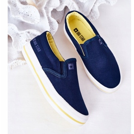 Zapatillas sin cordones para niños Big Star HH374011 azul marino sin cordones 6