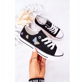 EVE Zapatillas Infantiles Fairytales Negras Con Mariposas negro 3