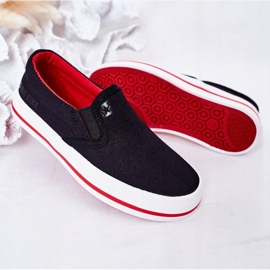 Zapatillas sin cordones Big Star HH374013 negras sin cordones para niños negro 8