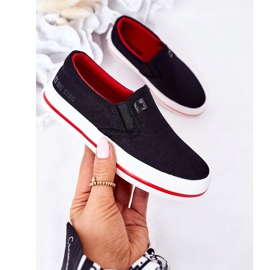 Zapatillas sin cordones Big Star HH374013 negras sin cordones para niños negro 6