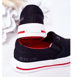 Zapatillas sin cordones Big Star HH374013 negras sin cordones para niños negro 3
