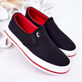 Zapatillas sin cordones Big Star HH374013 negras sin cordones para niños negro 5