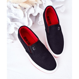 Zapatillas sin cordones Big Star HH374013 negras sin cordones para niños negro 7