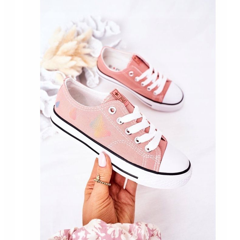 EVE Zapatillas Infantiles Con Mariposas Rosa Cuentos De Hadas rosado 2
