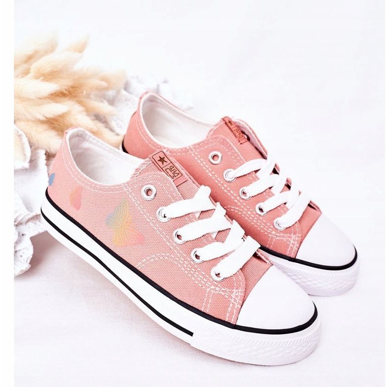 EVE Zapatillas Infantiles Con Mariposas Rosa Cuentos De Hadas rosado 1