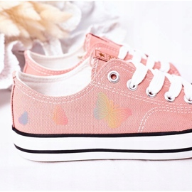 EVE Zapatillas Infantiles Con Mariposas Rosa Cuentos De Hadas rosado 4