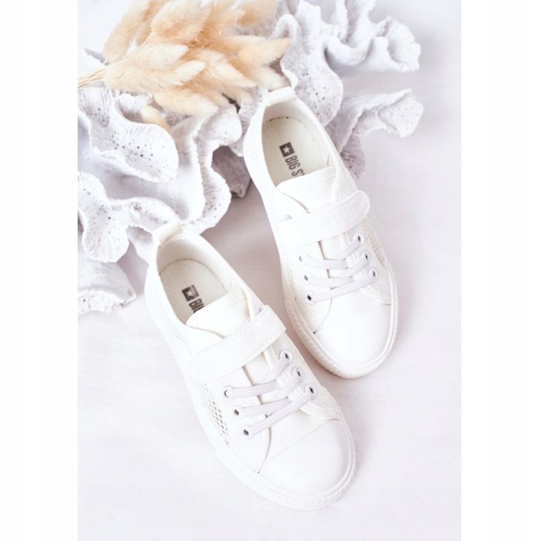 Zapatillas Infantiles Con Malla Big Star HH374014 Blanco 1 Zapatillas Infantiles Con Malla Big Star HH374014 Blanco 1