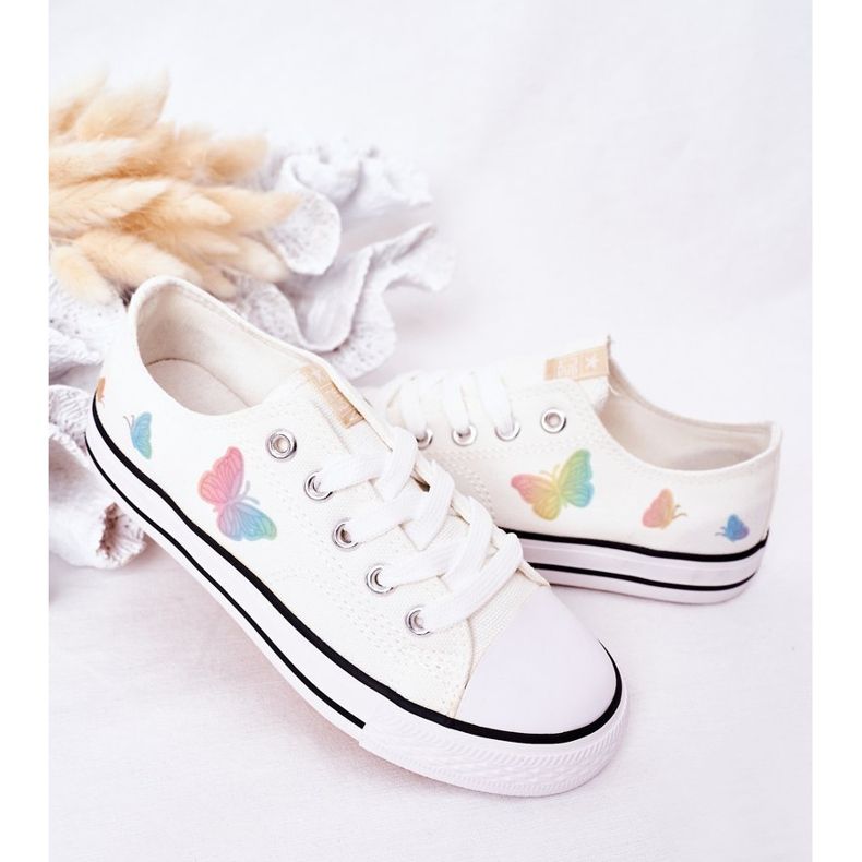 EVE Zapatillas Infantiles Con Mariposas Blancas Cuentos De Hadas blanco 1