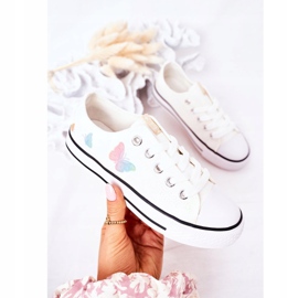 EVE Zapatillas Infantiles Con Mariposas Blancas Cuentos De Hadas blanco 3