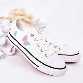 EVE Zapatillas Infantiles Con Mariposas Blancas Cuentos De Hadas blanco 5